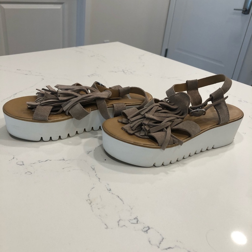 Bata Fringe Sandals
